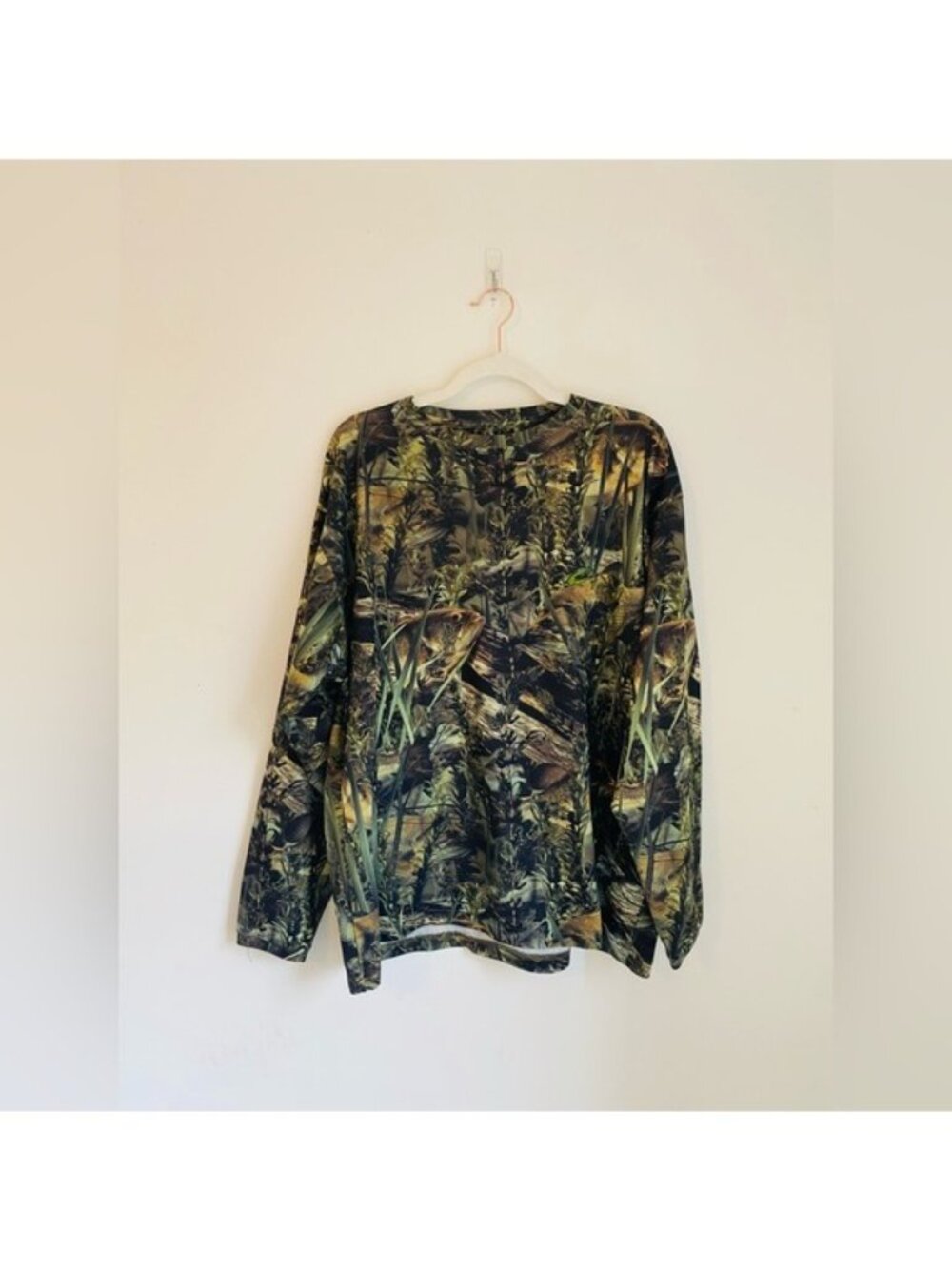 Fishouflage Bass Camo Long Sleeve Lightweight Outdoor Shirt Size XL-1X - Picture 4 of 4